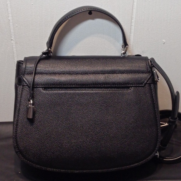 Michael Kors Cassie Lg Leather Flower Satchel - Picture 3 of 8